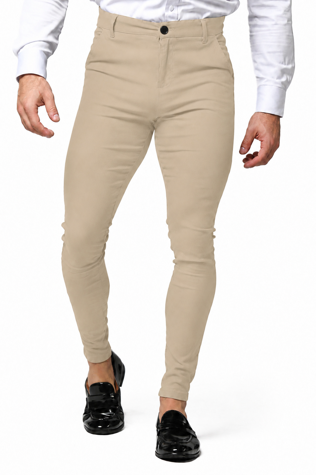 dress pants near me Men's Khaki Slim Fit Decoding the Dress Code low iron if needed Size_UK10 Size:12-18 Months