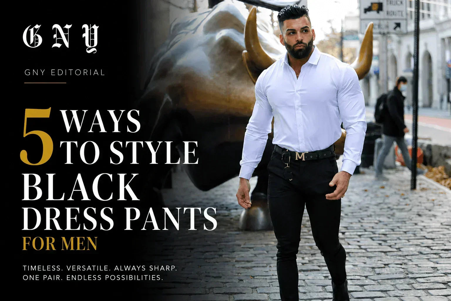 5 Ways To Style Black Dress Pants For Men