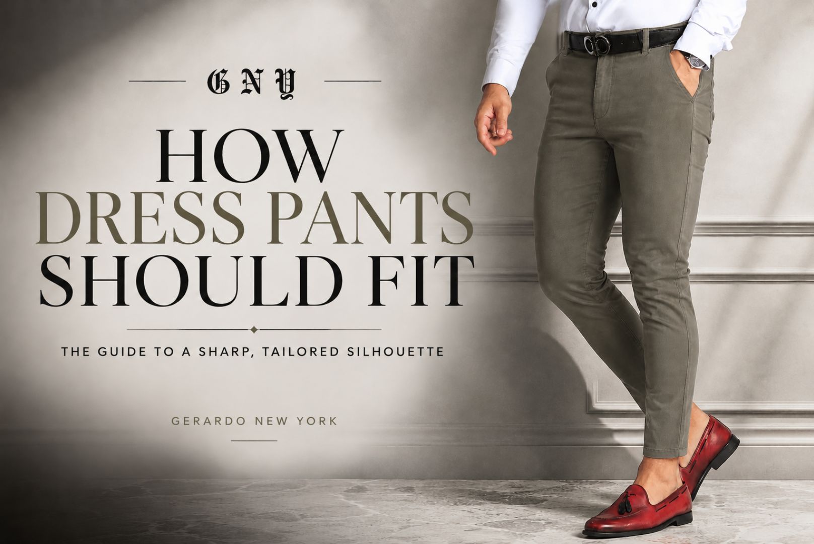 How Dress Pants Should Fit