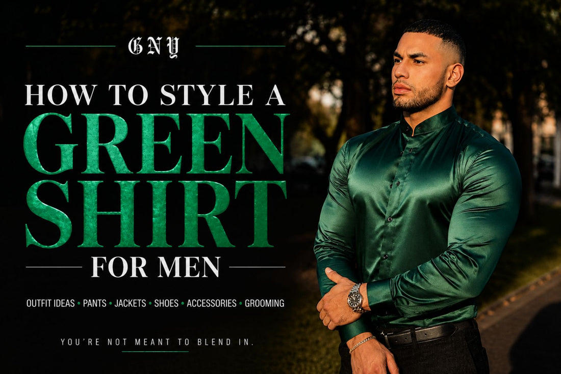How to Style a Green Dress Shirt for Men