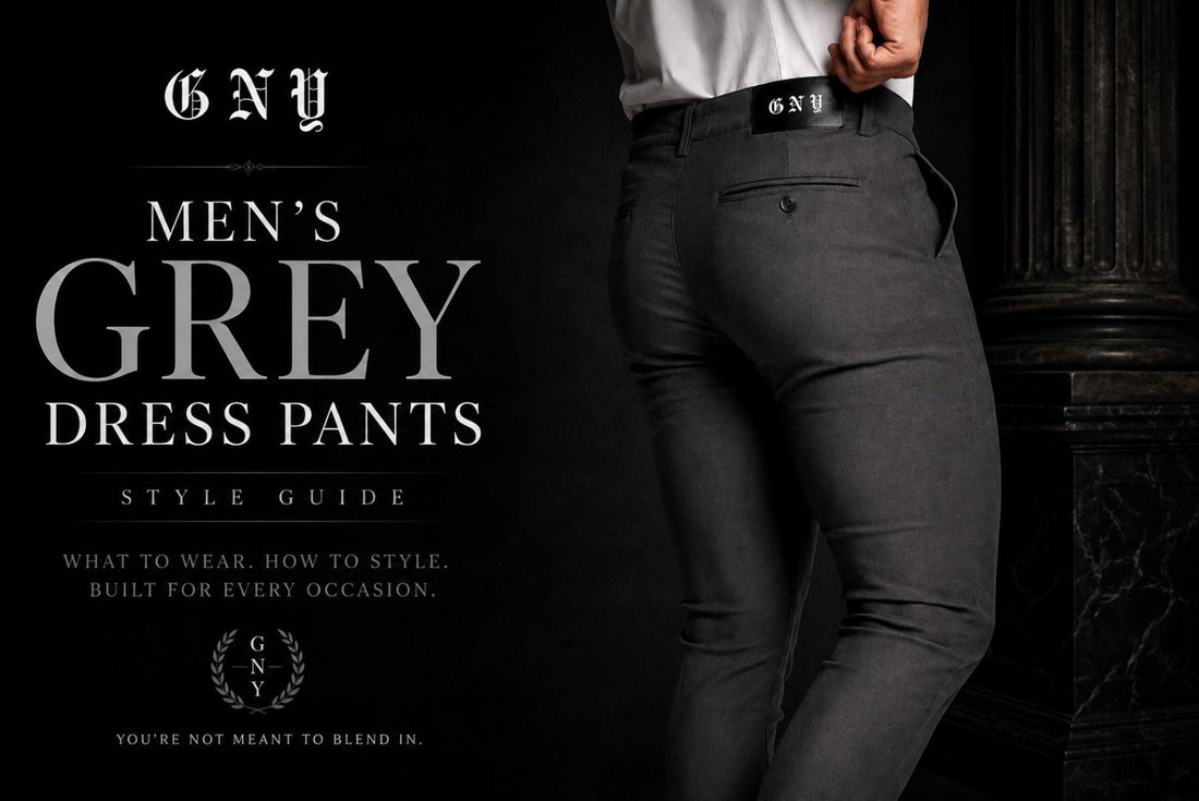 How To Style Men's Grey Dress Pants