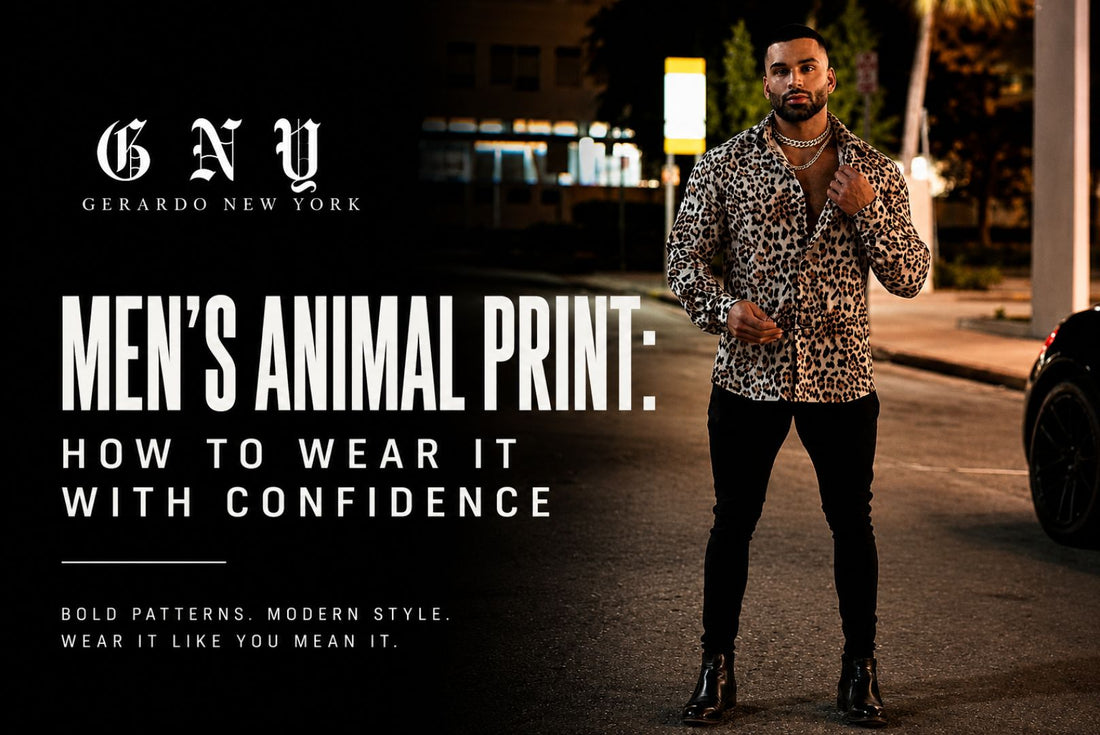 Men's Animal Print: How To Wear It With Confidence