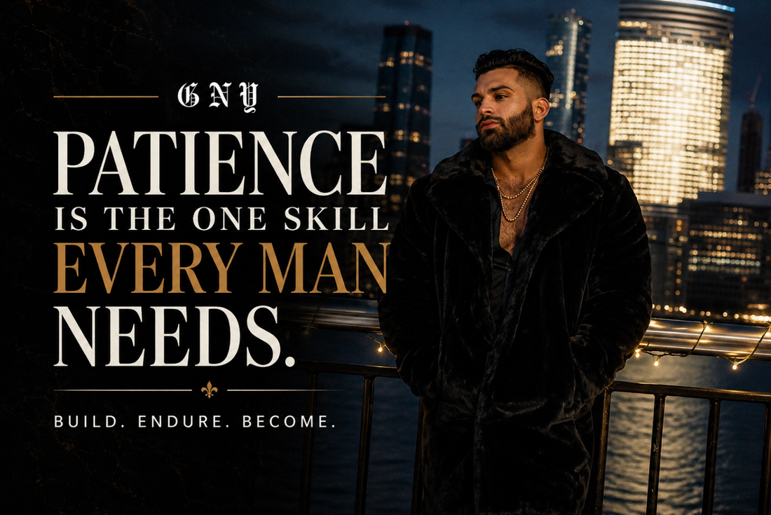 Patience Is The One Skill Every Man Needs.