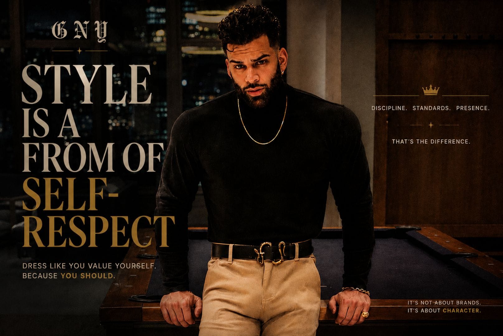 Style Is A Form Of Self Respect By Gerardo New York