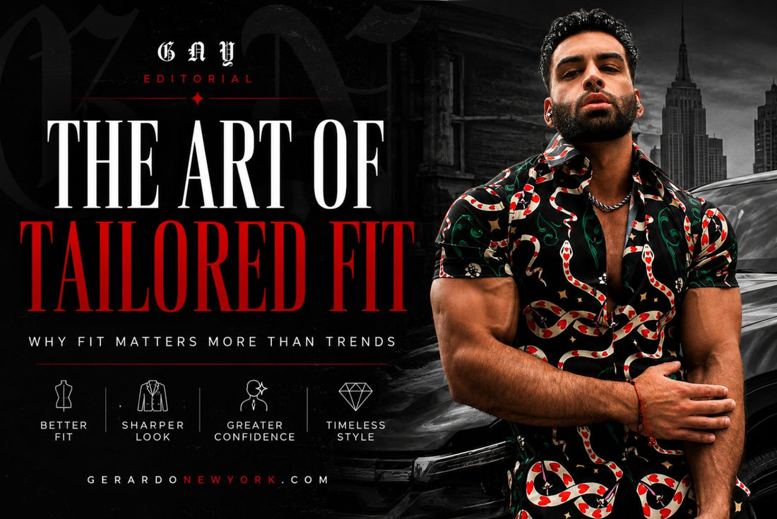 The Art Of The Tailored Fit For Men By Gerardo New York