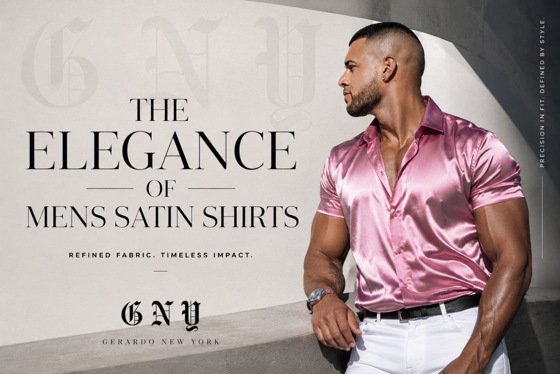 The Elegance Of Men's Satin Shirts