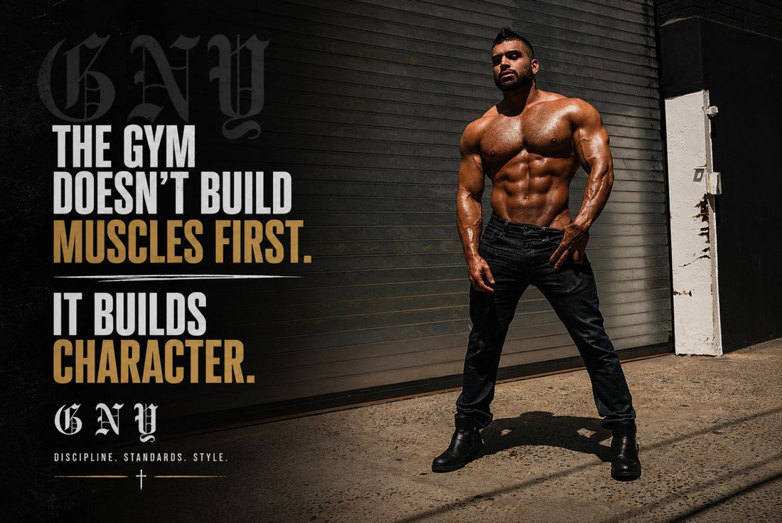 The Gym Doesn't Build Muscle First. It Builds Character. Editorial By Gerardo New York