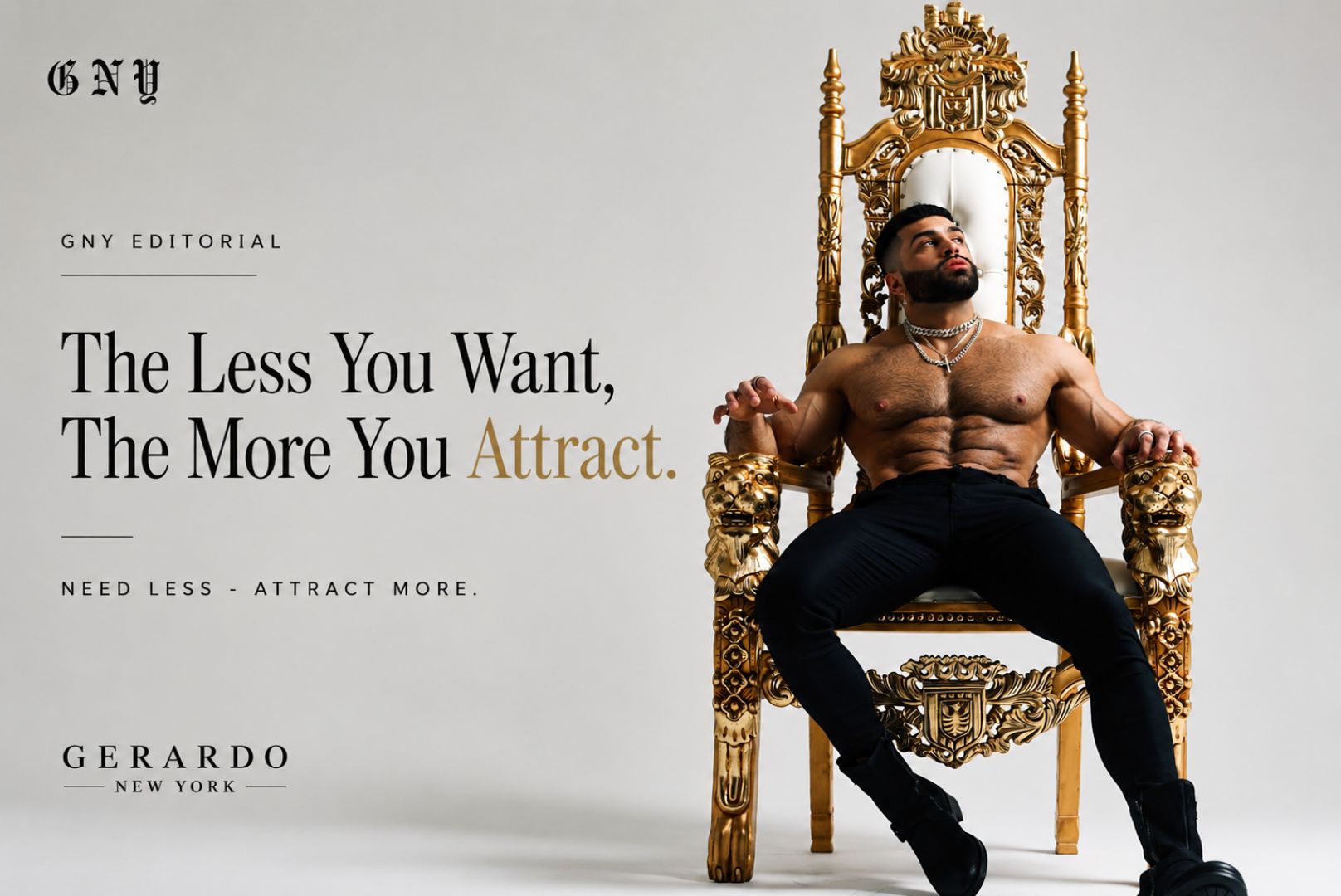 The Less You Want, The More You Attract. Need Less, Attract More