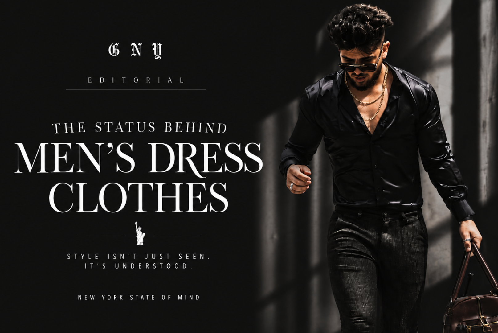 The Status Behind Men's Dress Clothes By Gerardo New York.