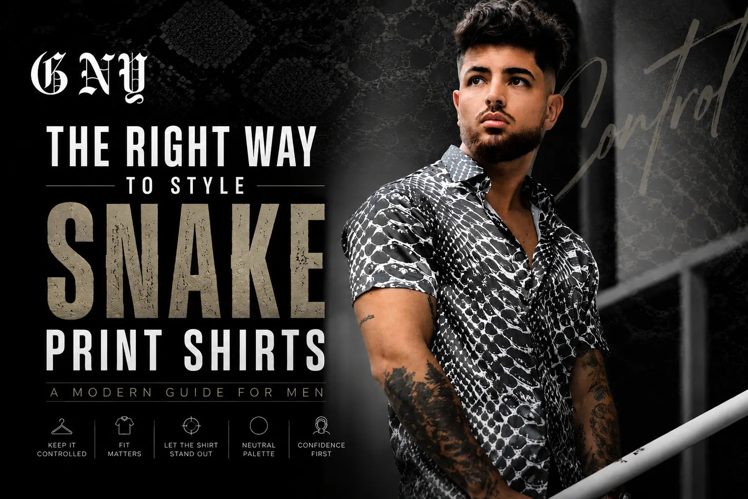 The right way to style a snake print shirt a modern guide for men 