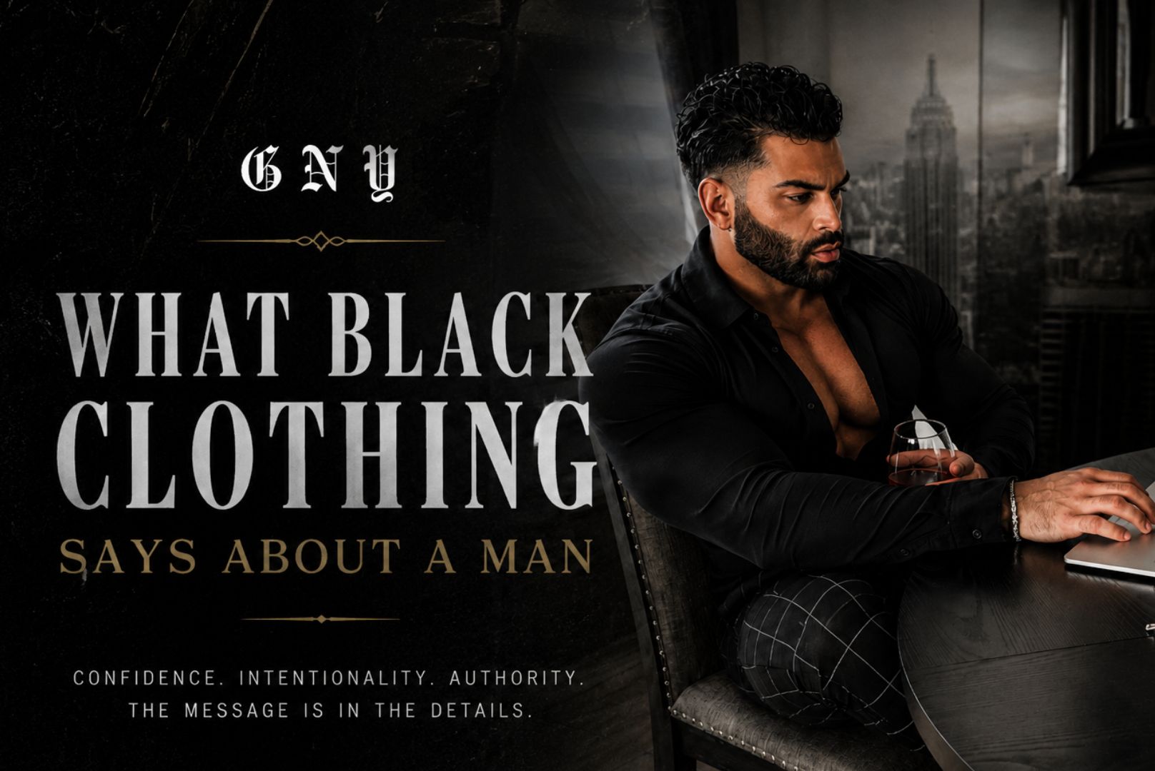 What Black Clothing Says About A Man