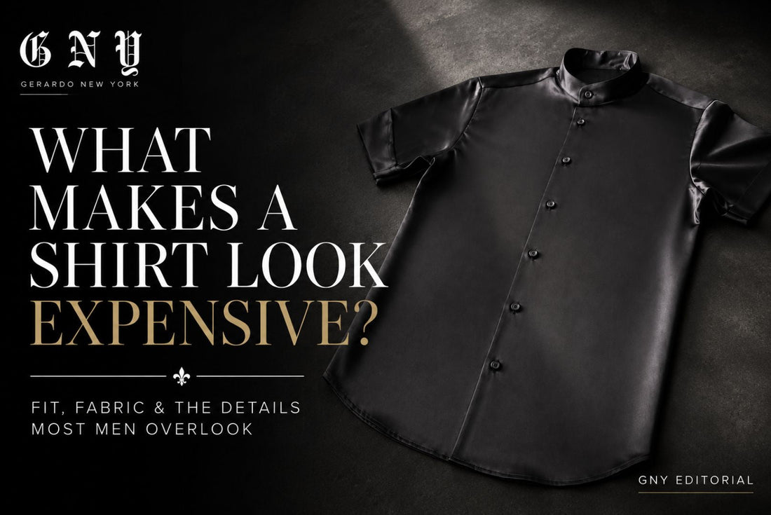 What Makes A Shirt Look Expensive By Gerardo New York
