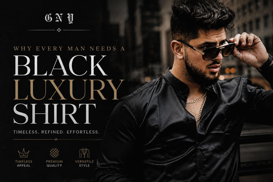 Why Every Man Needs A Black Luxury Shirt