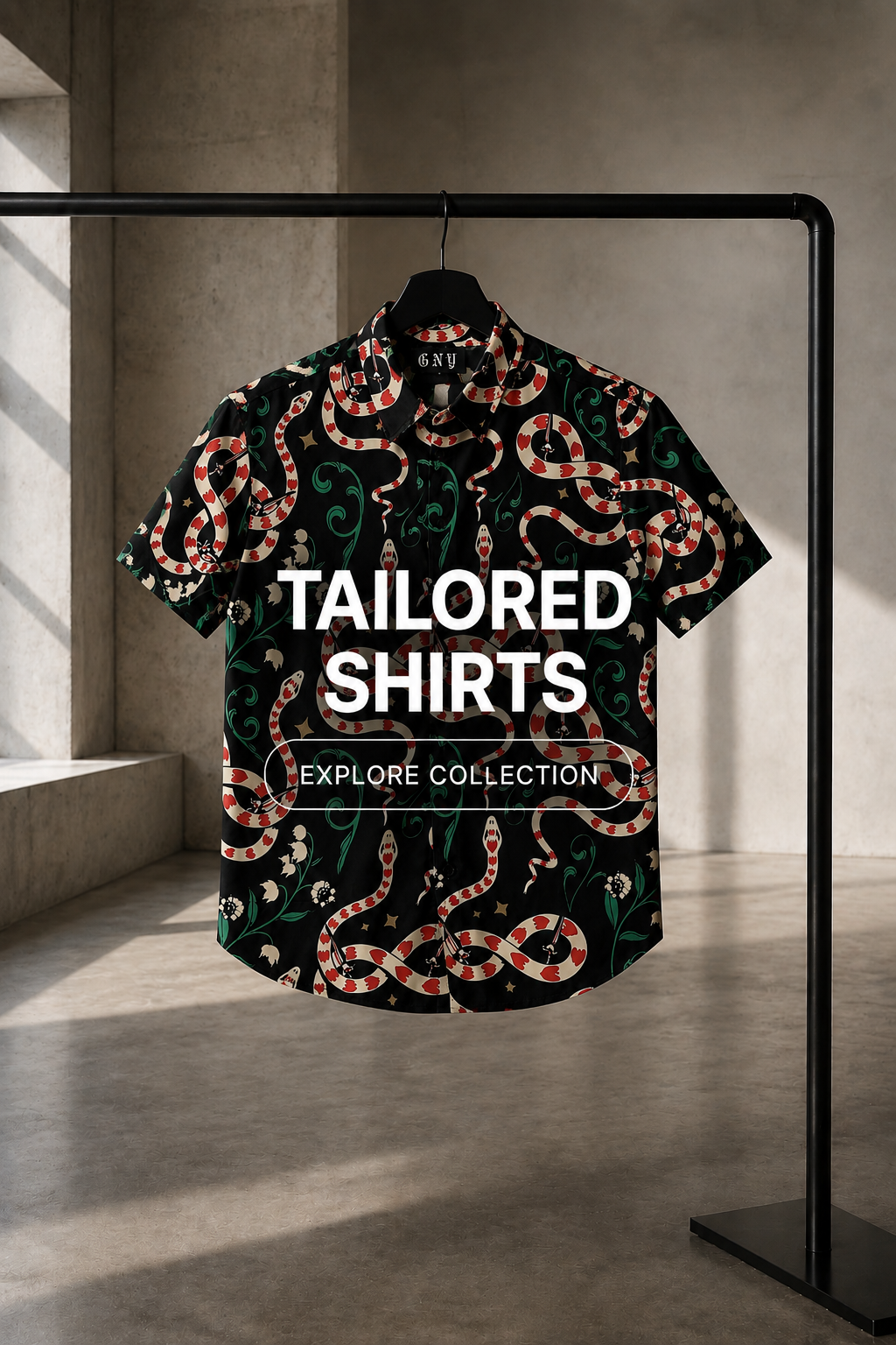 Men's Tailored Fit Shirts Collection By Gerardo New York GNY