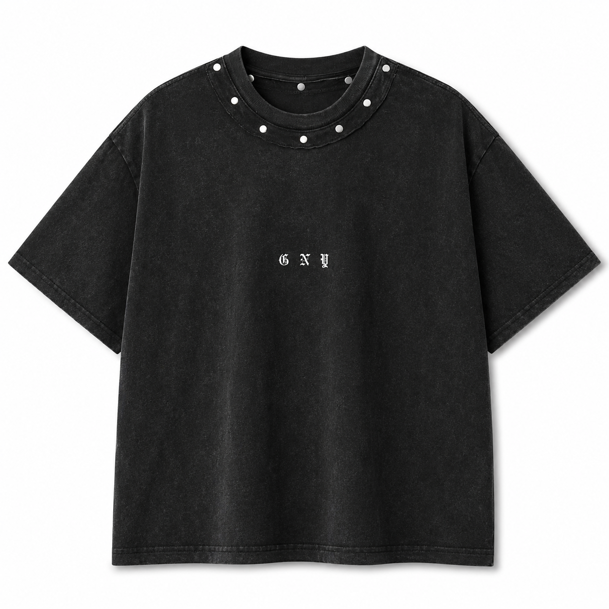 Men's Black Studded Shirt - CROWN | Gerardo New York