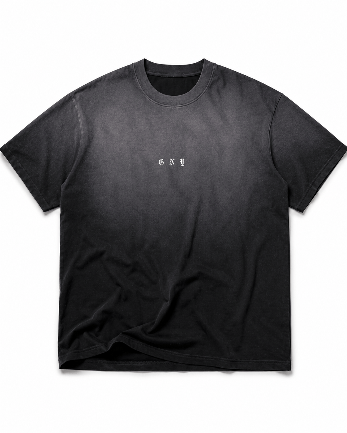 Men’s Black Gradient Washed Relaxed Fit Shirt Depth by Gerardo New York (GNY)