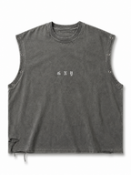 Vintage Washed Tank Top For Men - FRACTURE | Gerardo New York