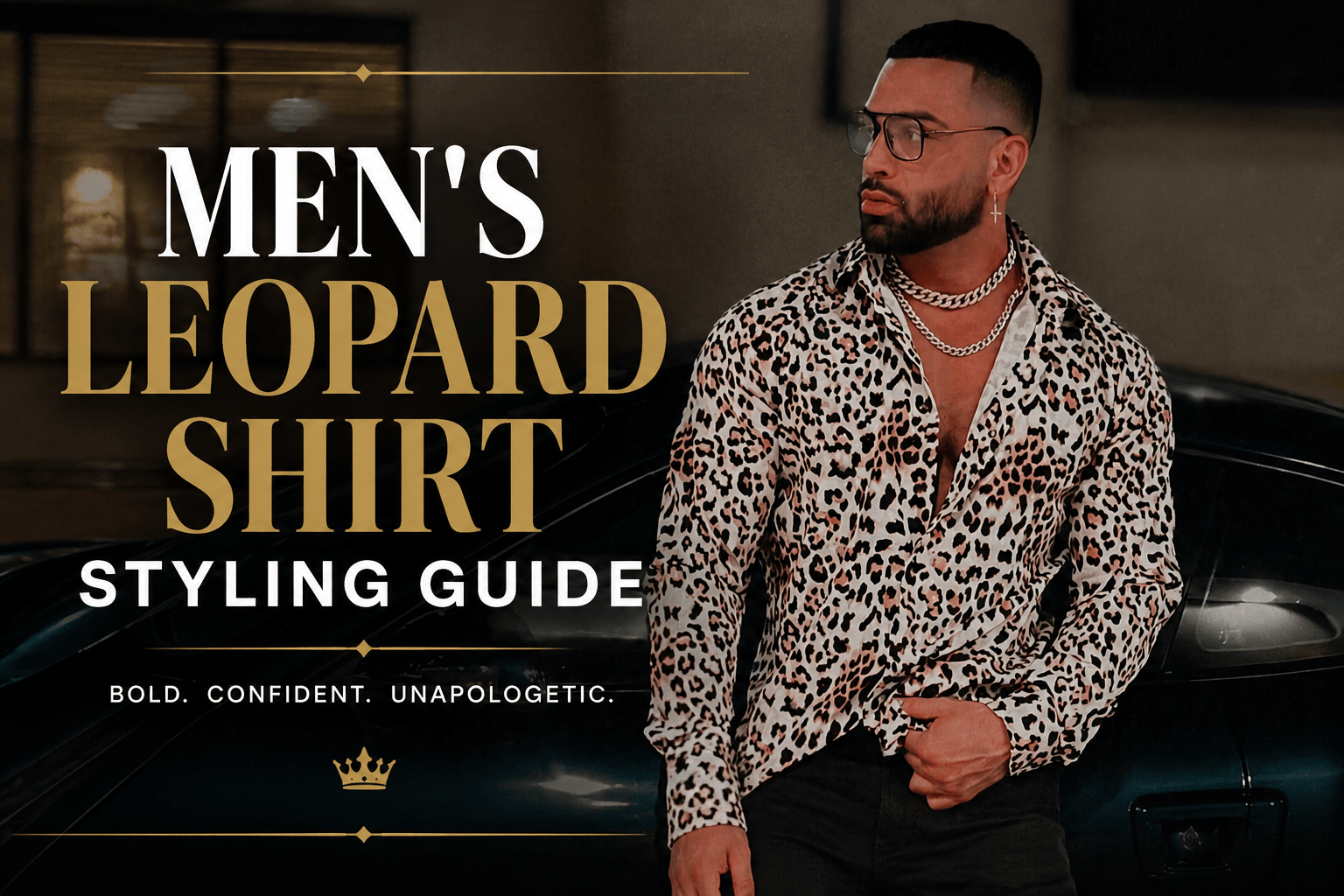 How to Style a Leopard Shirt for Men