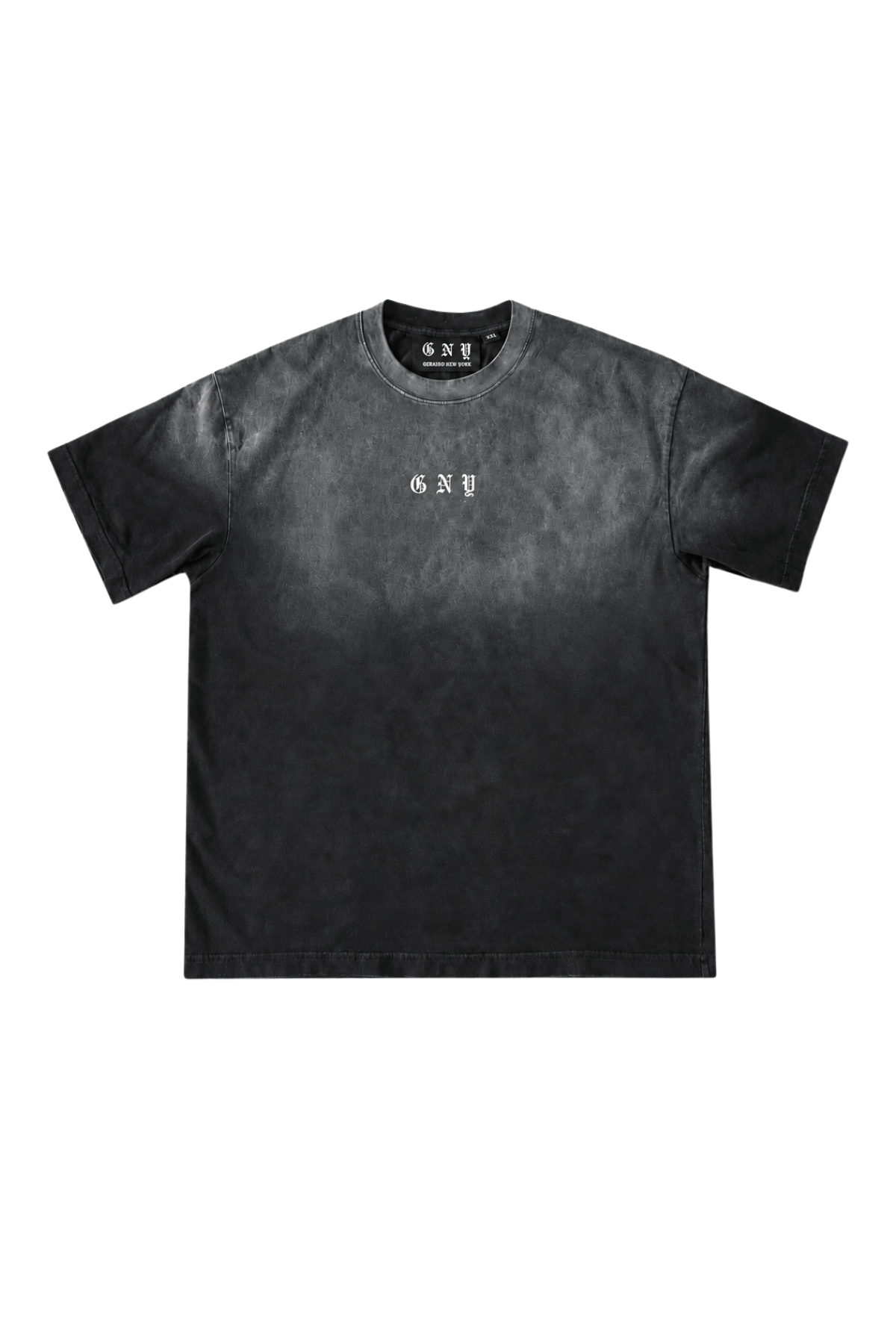 Men’s Black Gradient Washed Relaxed Fit Shirt Depth