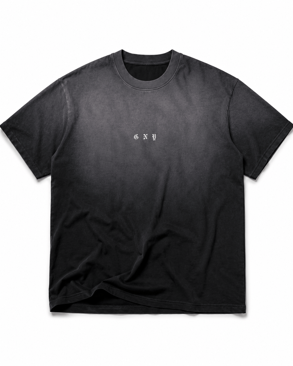 Men’s Black Gradient Washed Relaxed Fit Shirt Depth by Gerardo New York (GNY)