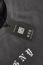 Men’s Black Gradient Washed Relaxed Fit Shirt Depth Hanging Tag