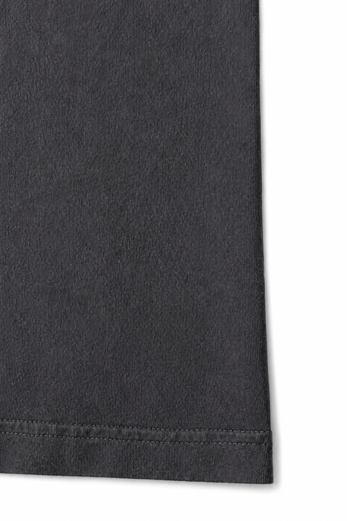 Men’s Black Gradient Washed Relaxed Fit Shirt Depth Bottom Hem