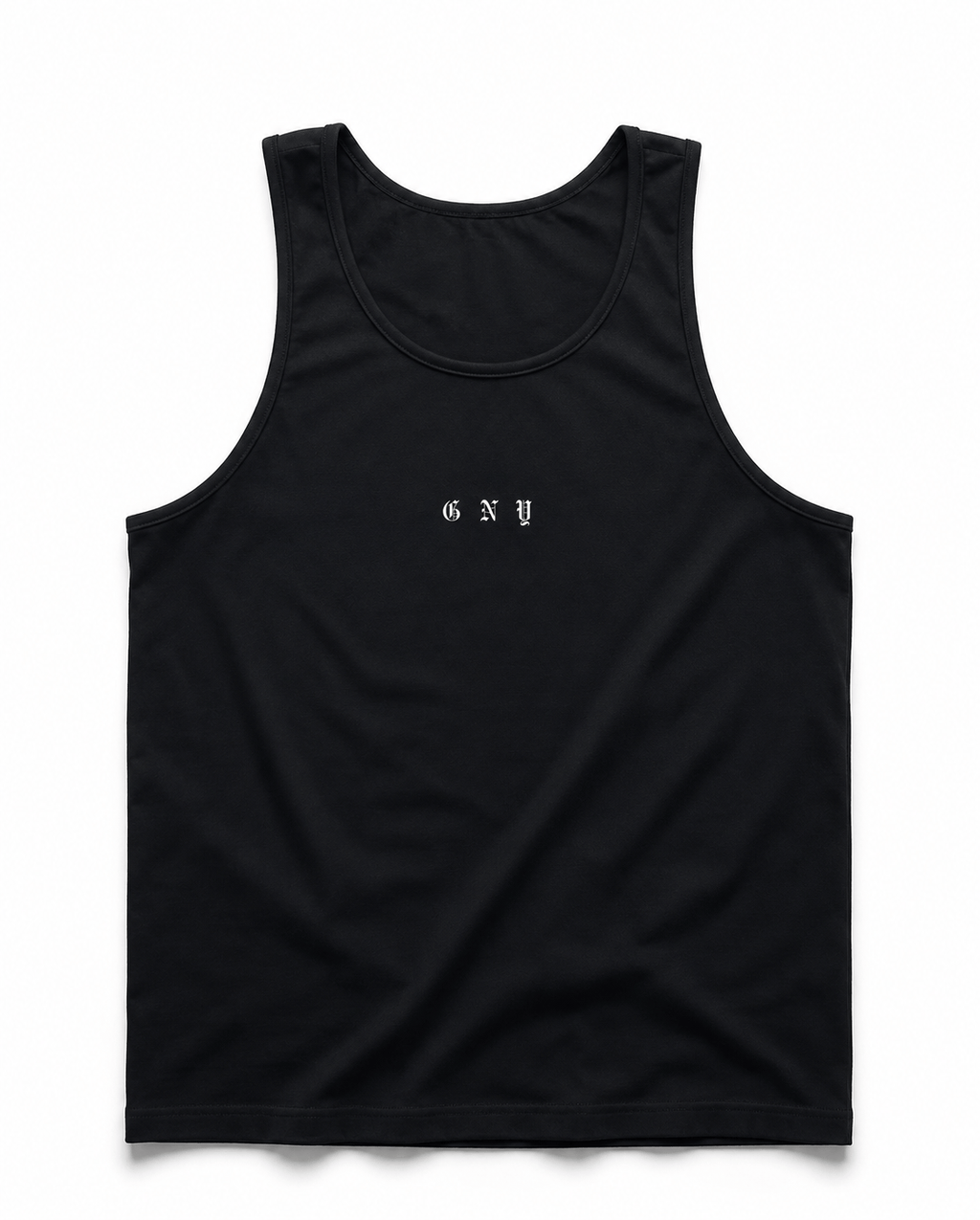Men’s Black Relaxed Fit Tank Top Unrestricted by Gerardo New York (GNY)