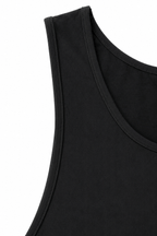 Men’s Black Relaxed Fit Tank Top Unrestricted by Gerardo New York (GNY) Shoulder Detail