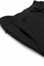 Men's Black Slim Fit Essential Jogger by GNY Gerardo New York Closed Pocket Detail View