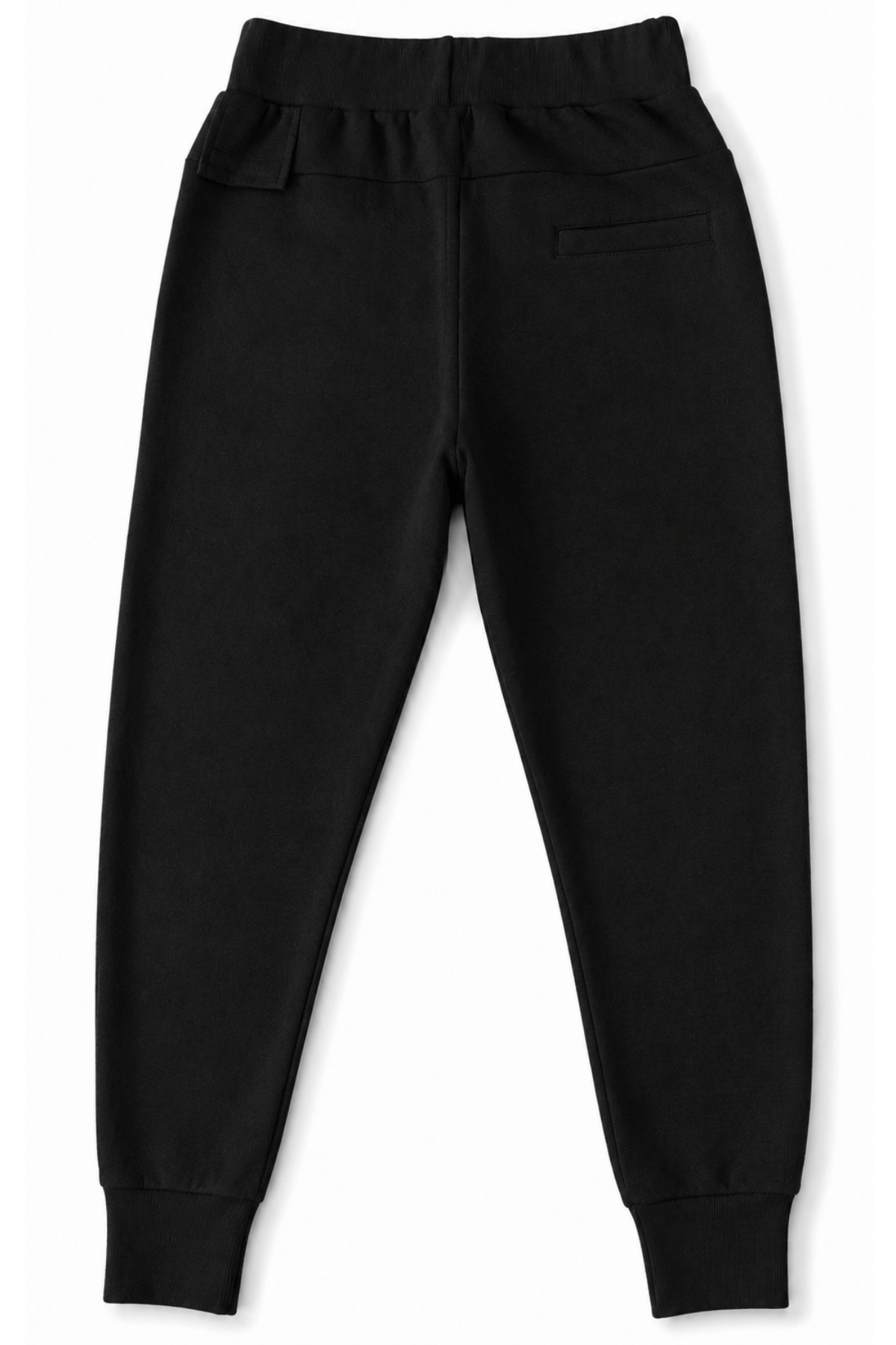 Men's Black Slim Fit Essential Jogger by GNY Gerardo New York  Back View