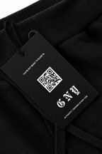 Men's Black Slim Fit Essential Jogger by GNY Gerardo New York Hanging Tag View