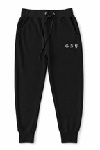 Men's Black Slim Fit Essential Jogger by GNY Gerardo New York Front View