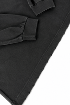 Men’s Black Sun Faded Layered Long Sleeve Shirt Afterfade by Gerardo New York (GNY) Bottom Hem View