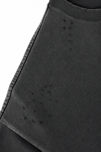 Men’s Black Sun Faded Layered Long Sleeve Shirt Afterfade by Gerardo New York (GNY)Shoulder Distressed View