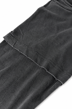 Men’s Black Sun Faded Layered Long Sleeve Shirt Afterfade by Gerardo New York (GNY) Layered Sleeve Detail View
