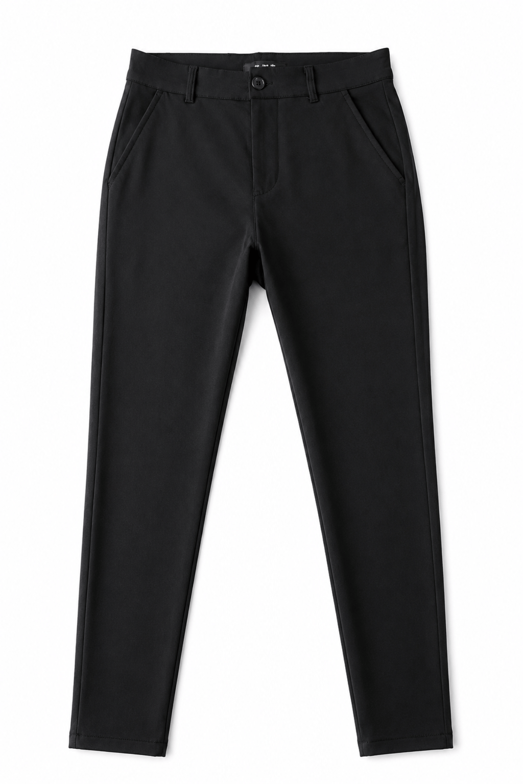 Men’s Black Tailored Fit Dress Pants By Gerardo New York (GNY) Front View