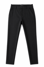 Men’s Black Tailored Fit Dress Pants By Gerardo New York (GNY) Front View