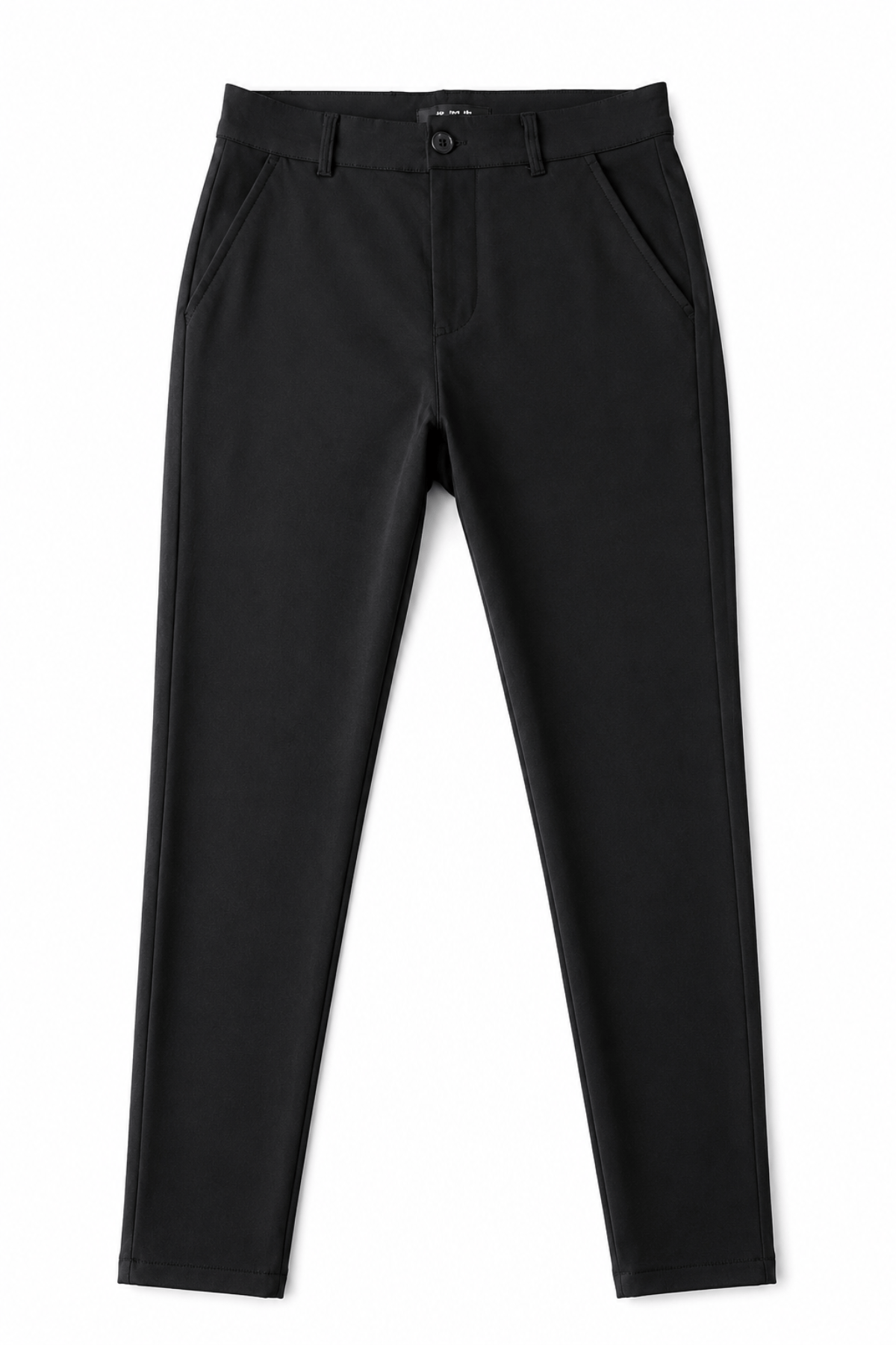 Men’s Black Tailored Fit Dress Pants By Gerardo New York (GNY) Front View