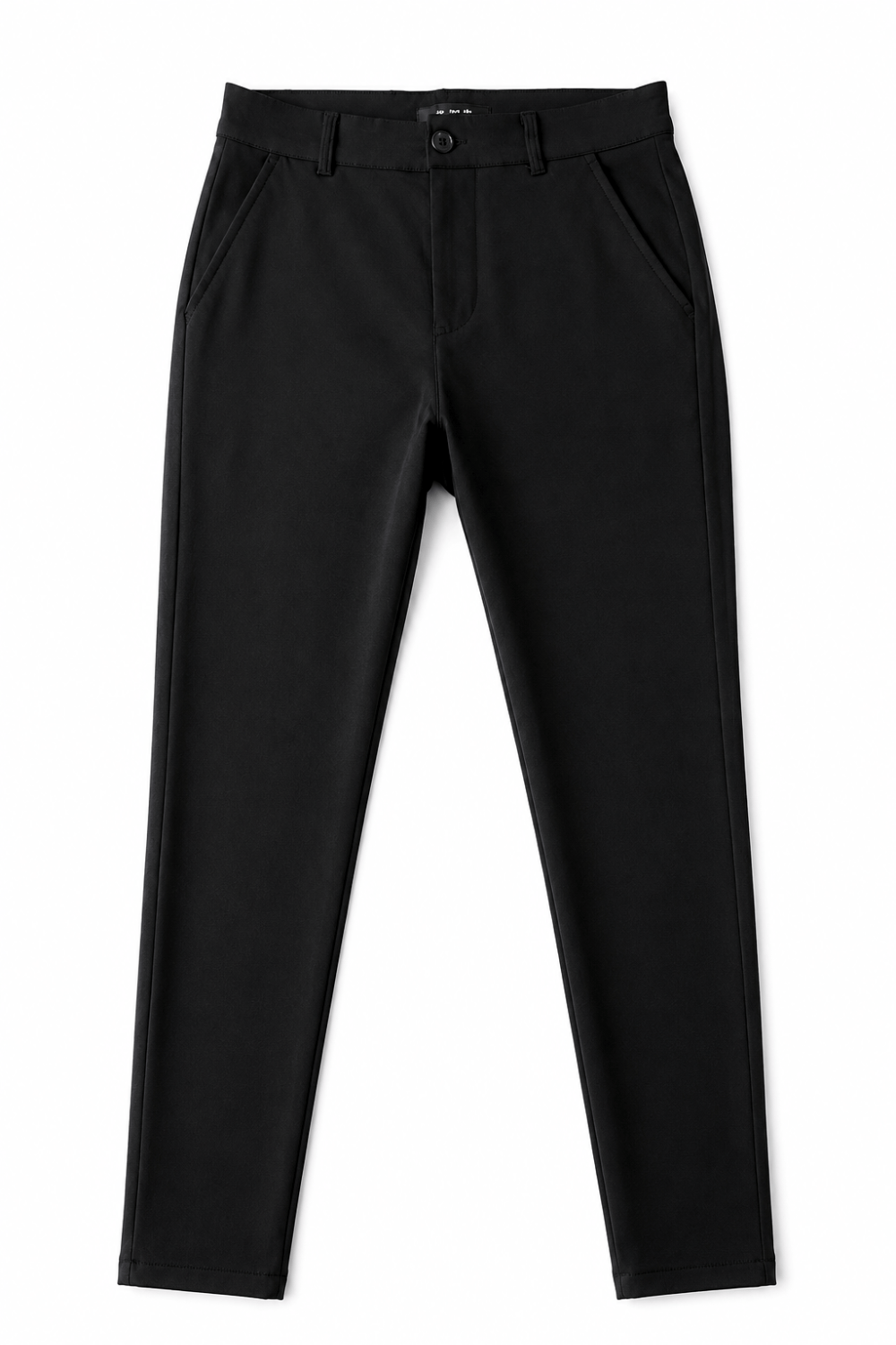 Men’s Black Tailored Fit Dress Pants By Gerardo New York (GNY) Front View