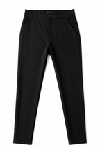 Men’s Black Tailored Fit Dress Pants By Gerardo New York (GNY) Front View