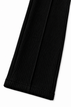 Empire Pleated Pant - Men's Black Tailored Fit Dress Pants by Gerardo New York (GNY) Ankle Cuff View