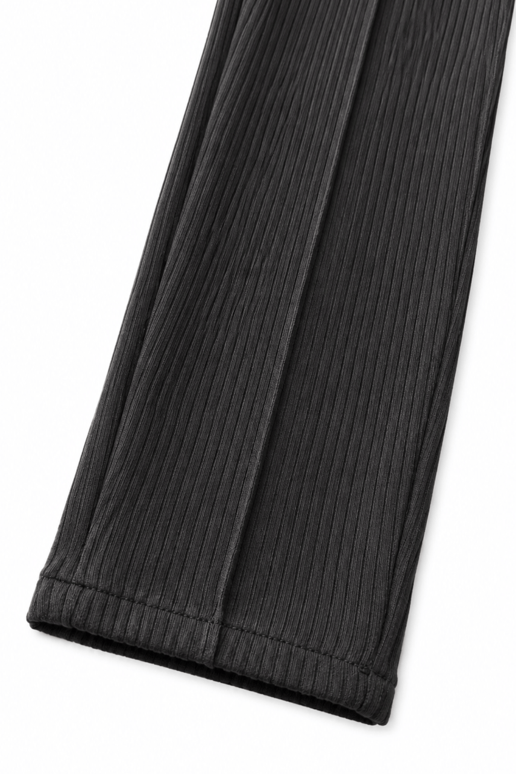 Empire Pleated Pant - Men's Black Tailored Fit Dress Pants by Gerardo New York (GNY) Ankle Cuff View