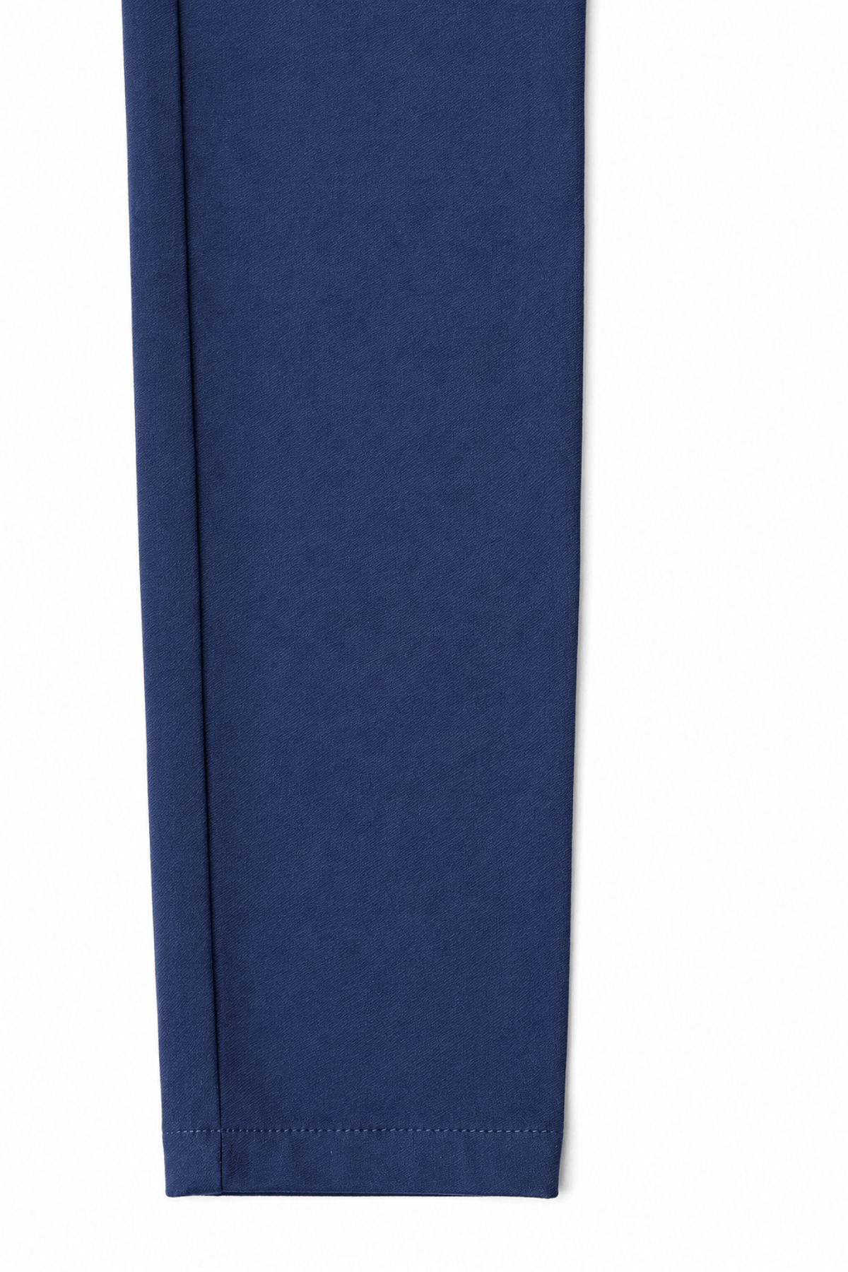 Men’s Blue Tailored Fit Dress Pants by Gerardo New York (GNY) Ankle Cuff View