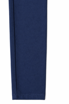Men’s Blue Tailored Fit Dress Pants by Gerardo New York (GNY) Ankle Cuff View