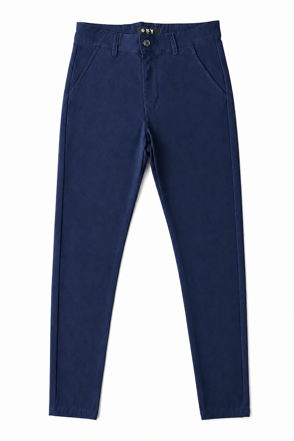 Men’s Blue Tailored Fit Dress Pants by Gerardo New York (GNY) Front View