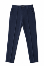 Empire Pleated Pant - Men's Blue Tailored Fit Dress Pants by Gerardo New York (GNY) Front View