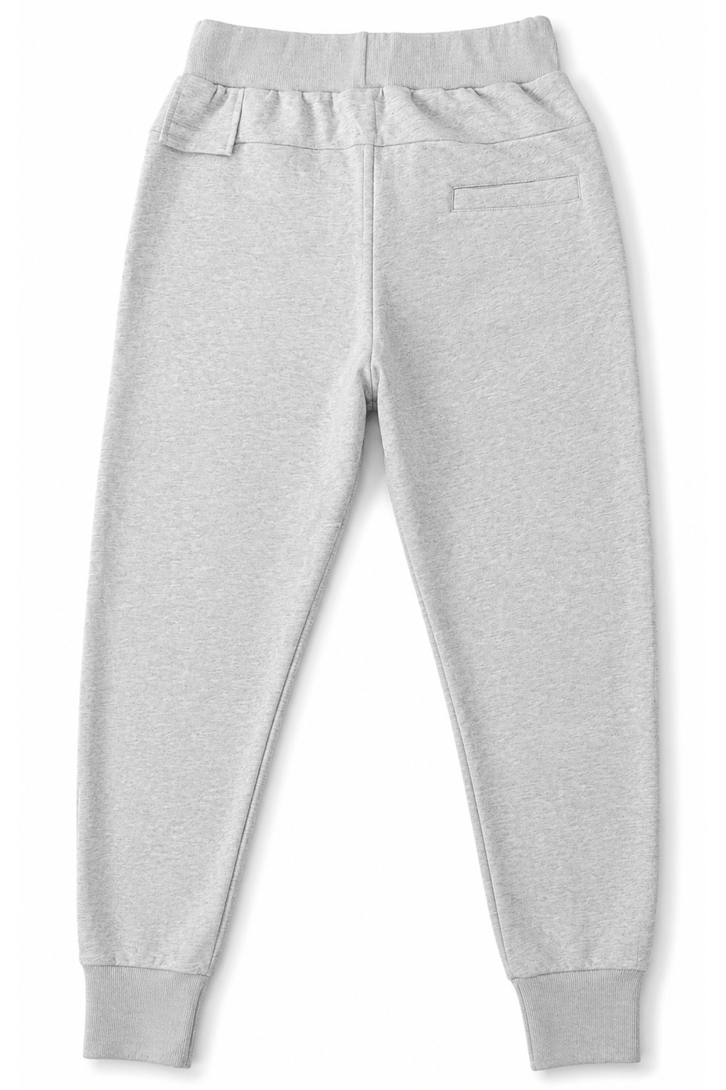 Men's Grey Slim Fit Essential Jogger by Gerardo New York (GNY) Back View