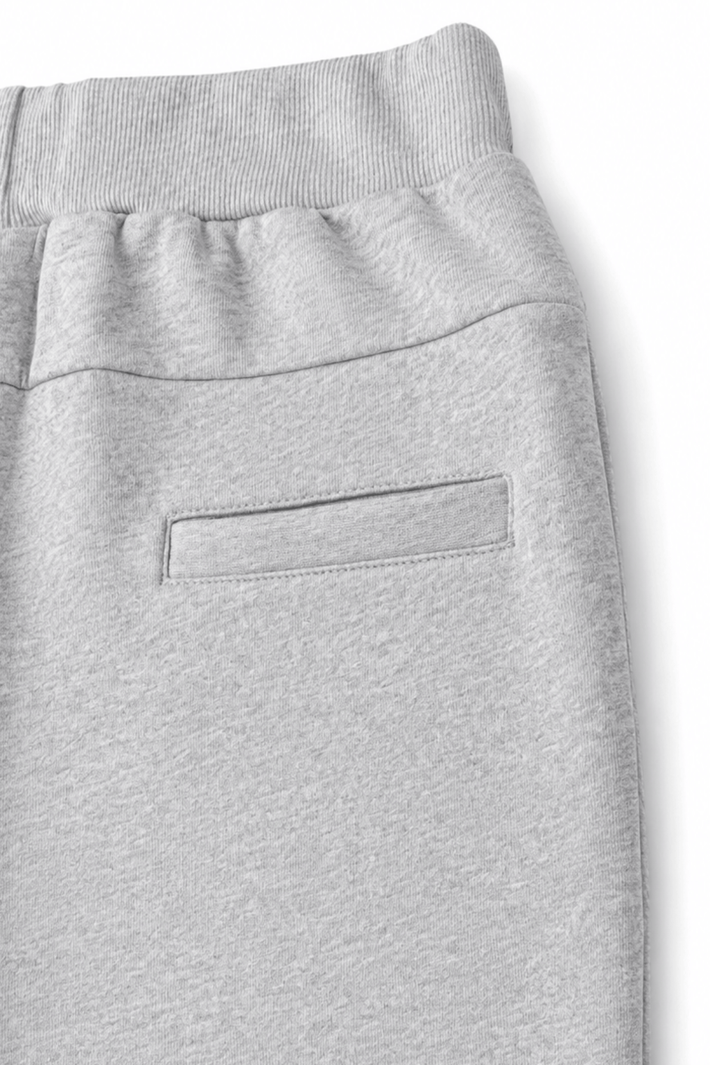 Men's Grey Slim Fit Essential Jogger by Gerardo New York (GNY) Rear Pocket View