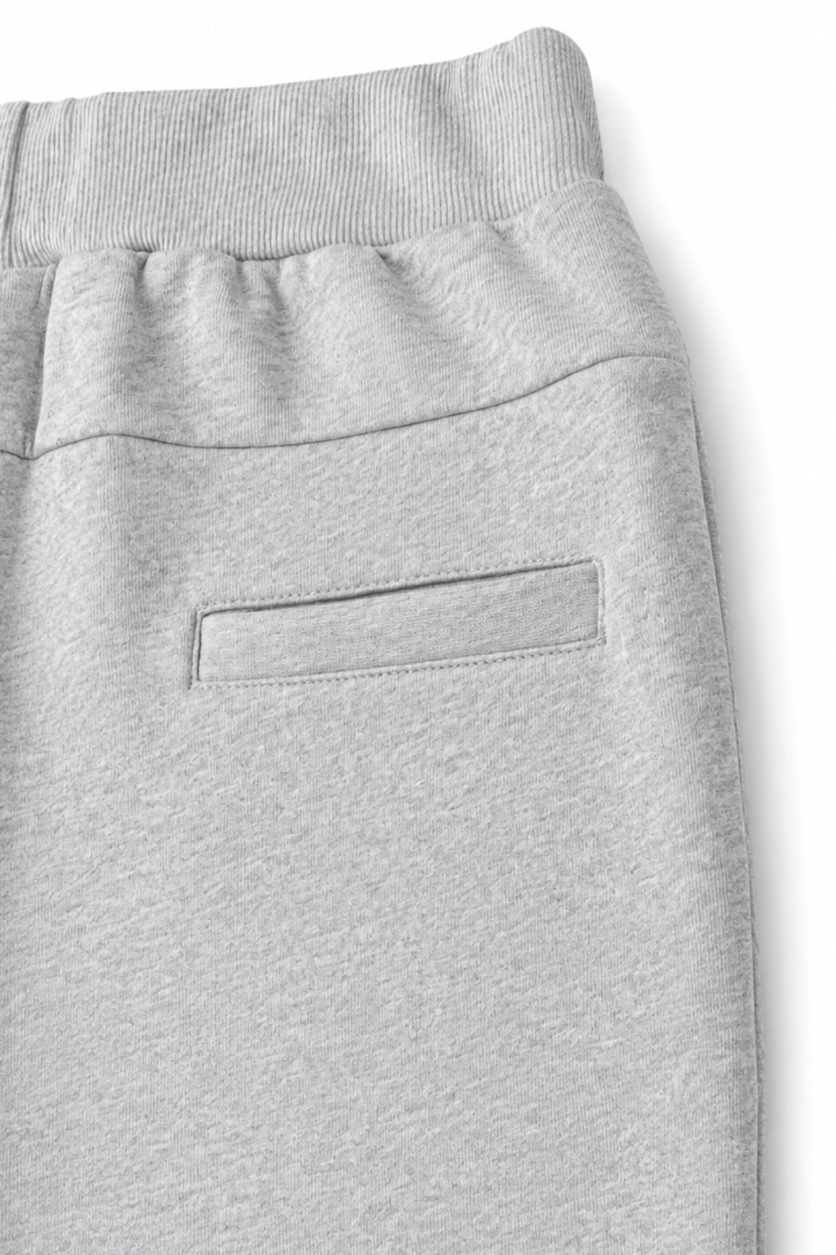 Men's Grey Slim Fit Essential Jogger by Gerardo New York (GNY) Rear Pocket View