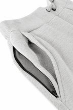 Men's Grey Slim Fit Essential Jogger by Gerardo New York (GNY) Open Pocket Detail